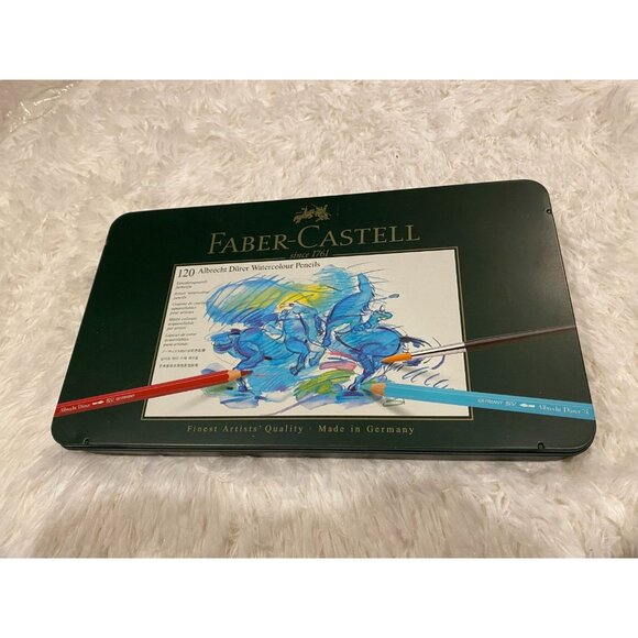 Faber Castell Albrecht Durer Watercolor Pencils 120 Colors Fine Artists Grade - Picture 4 of 7